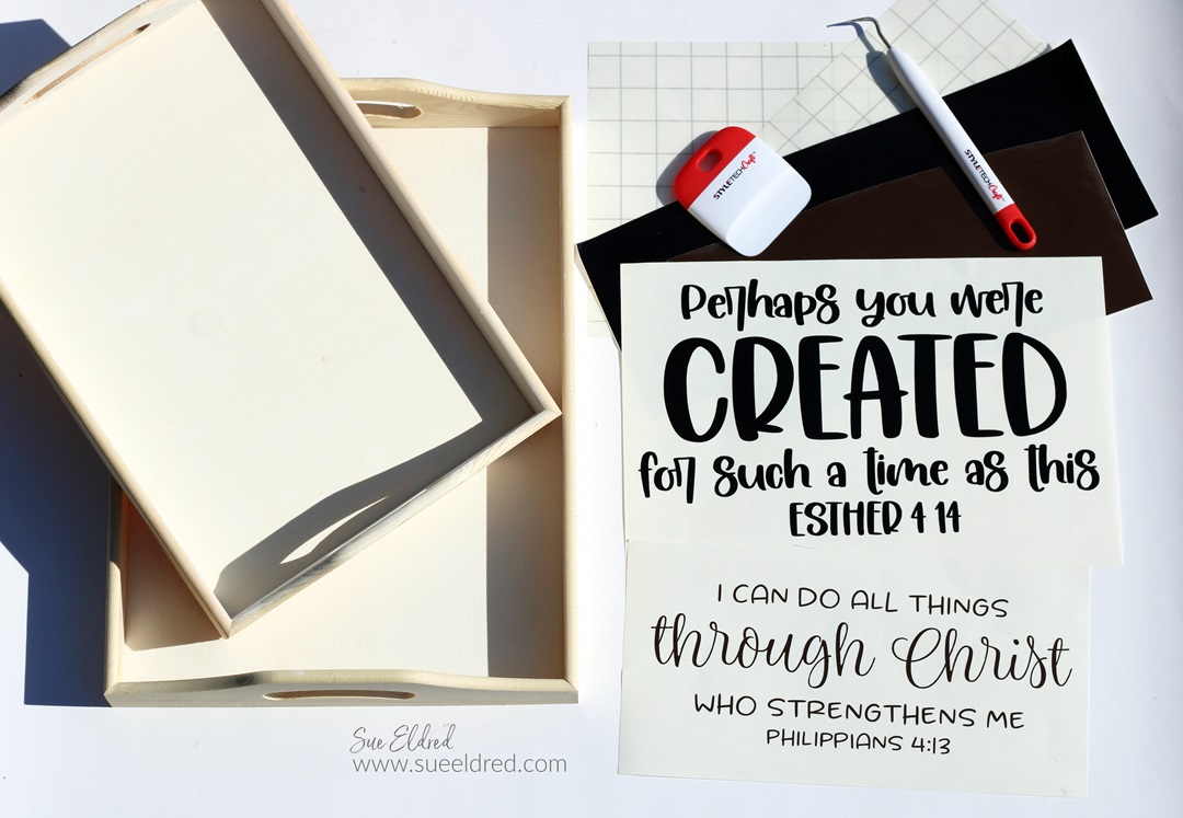DIY Inspirational Tray using StyleTechCraft Vinyl