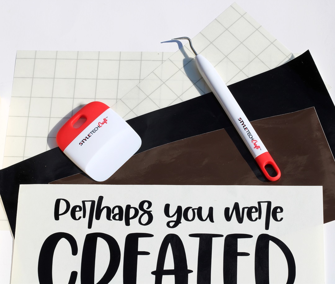 DIY Inspirational Tray using StyleTechCraft Vinyl