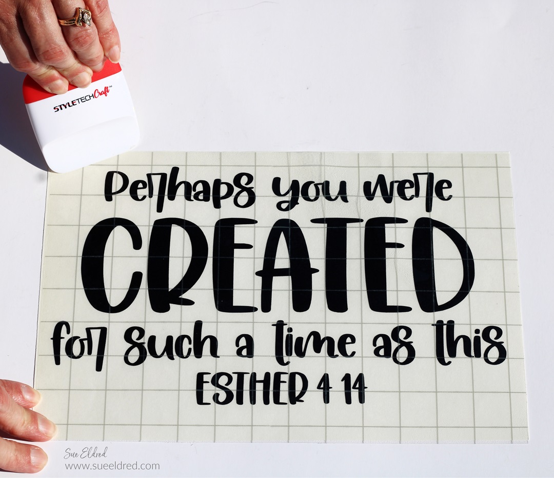 DIY Inspirational Tray using StyleTechCraft Vinyl