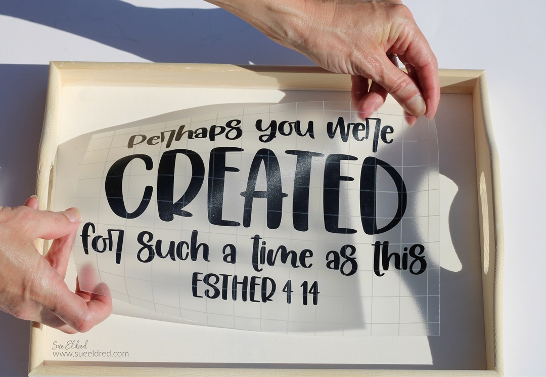 DIY Inspirational Tray using StyleTechCraft Vinyl