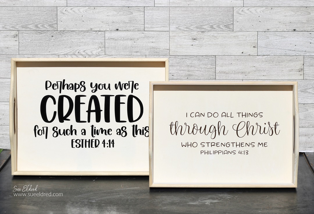 DIY Inspirational Tray using StyleTechCraft Vinyl