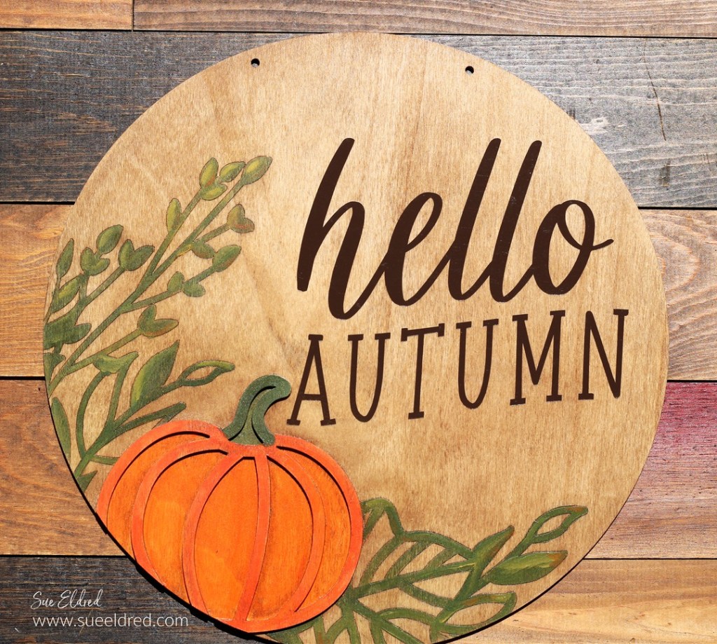 “Hello Autumn” a Fall Dollar Tree DIY – Sue's Creative Workshop