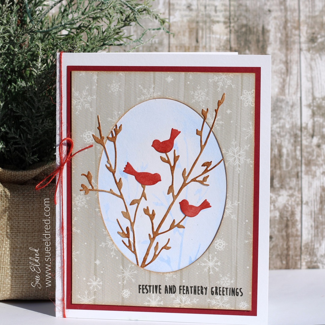 Cardinal Card-Sue's Creative Workshop www.sueeldred.com 6863