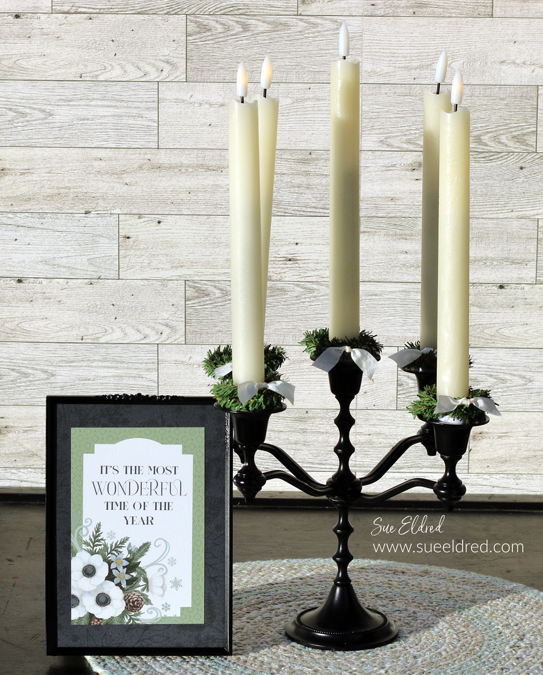 A little Holiday Trash to Treasure-Sue's Creative Workshop www.sueeldred.com 7246